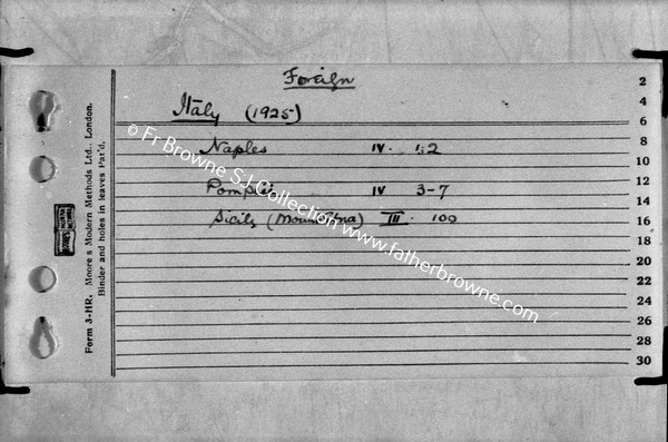 FR BROWNES INDEX